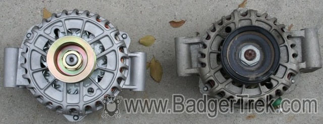 New and old alternators